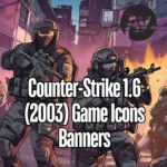 Counter-Strike 1.6 (2003) Game Icons Banners