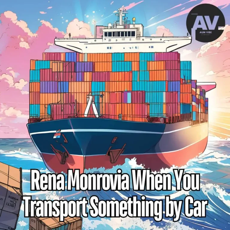 Rena monrovia when you transport something by car ...