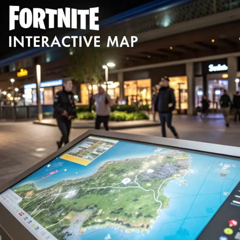 Fortnite Interactive Map