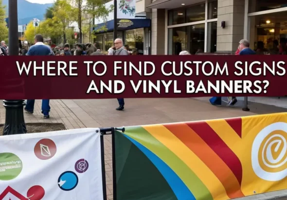 Where to Find Custom Signs and Vinyl Banners